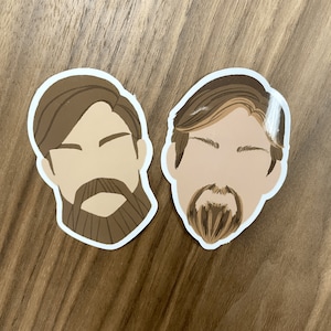Obi-Wan Kenobi- Faceless Star Wars Water-Resistant Stickers