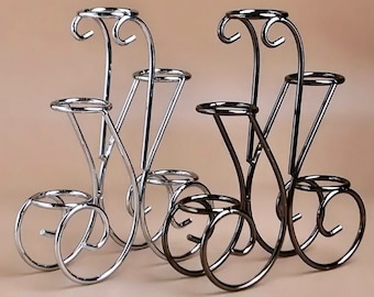 5 Crystal Sphere Display | Crystal Ball Base Stand | Multiple Crystal Holder | Crystal Egg Display | Black Silver Gold Home Decor