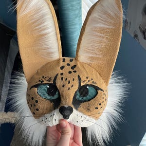 Serval Cat Therian Mask - Etsy