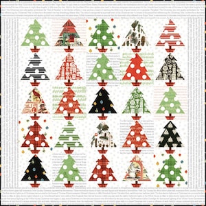 Tannenbaum Patch Quilt Kit, J. Wecker Frisch for Riley Blake Designs