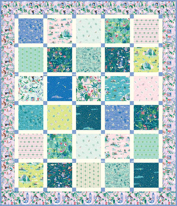 Riley Blake Designs, Forever Neverland, Pixie Squared Quilt Bundle - Etsy