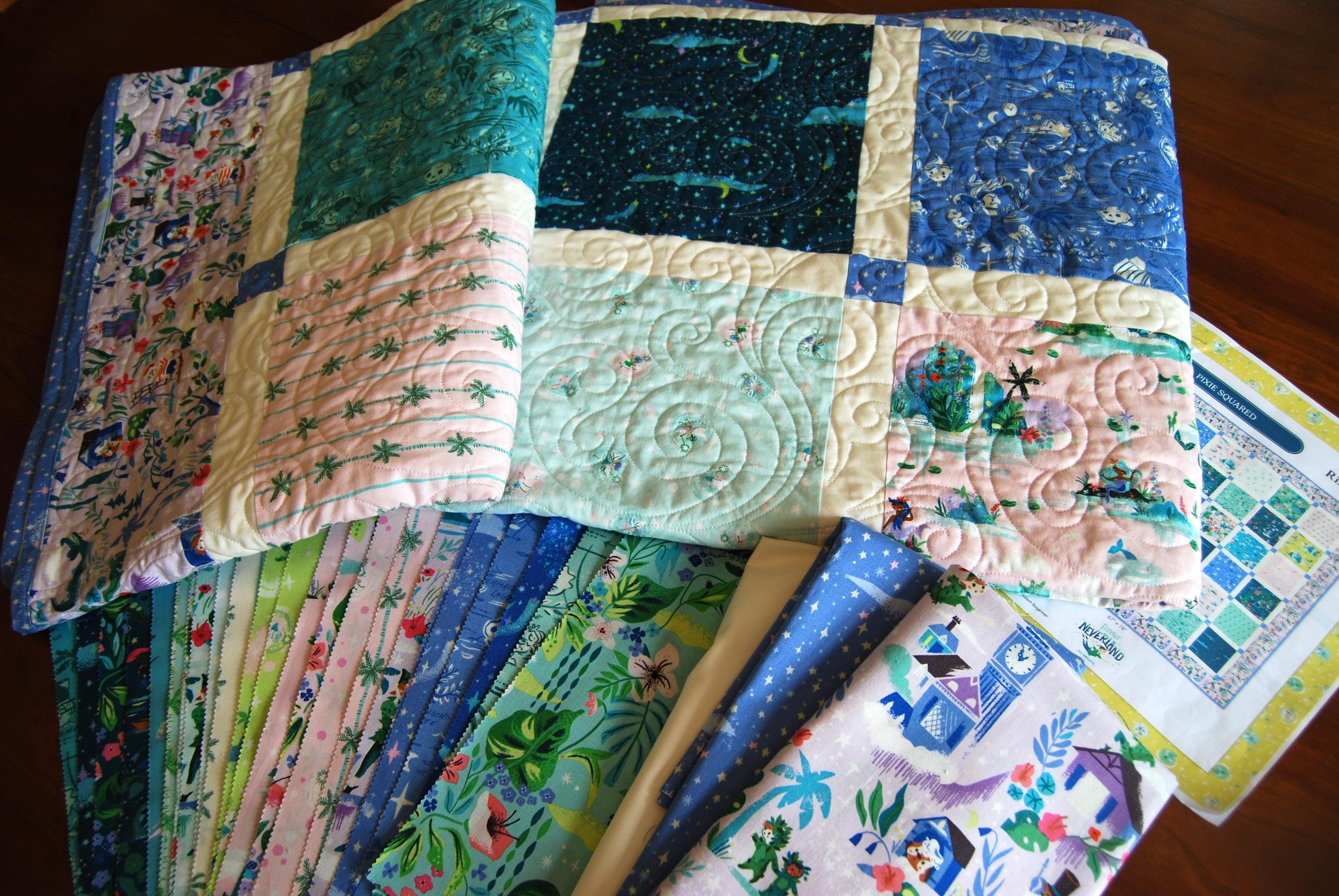 Riley Blake Designs, Forever Neverland, Pixie Squared Quilt Bundle - Etsy
