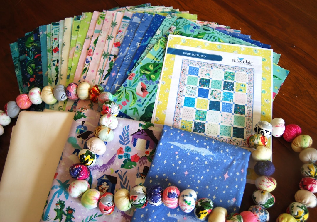 Riley Blake Designs, Forever Neverland, Pixie Squared Quilt Bundle - Etsy