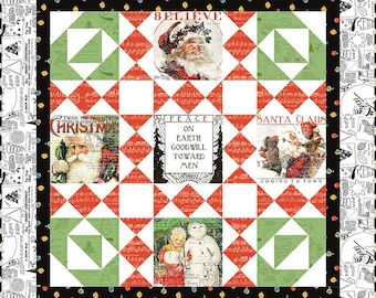 Christmas Card Patch Quilt, J. Wecker Frisch, Riley Blake Designs