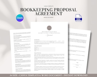 Proposition de comptabilité Modèle de contrat Entente client Étendue des services Conditions de paiement Confidentialité Responsabilité