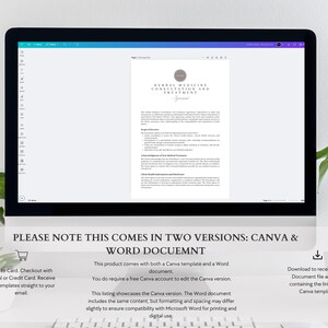 Herbal Medicine Consultation Agreement Template Natural Health Intake Form Client Consent Holistic Treatment Plan Herbalist Disclosure image 2