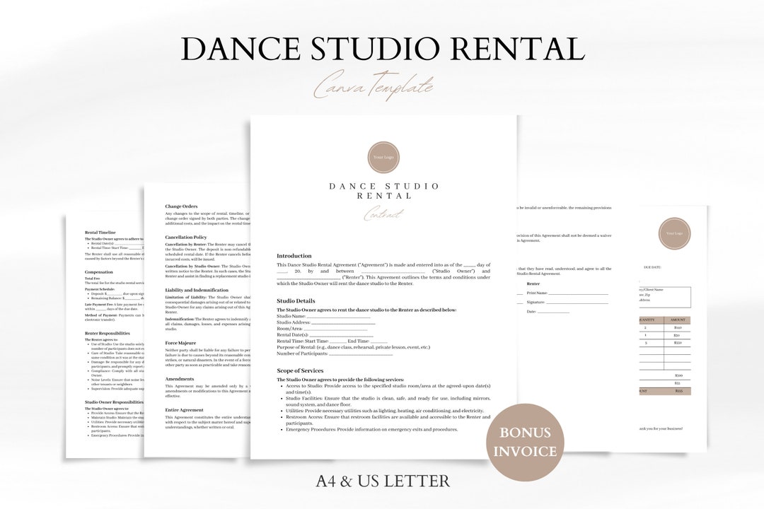 Image 10 for Dance Studio Rental Agreement Template
