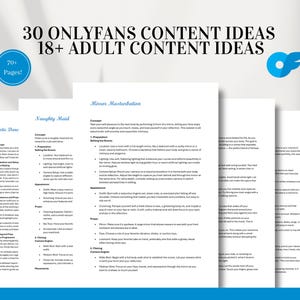 OnlyFansコンテンツアイデア30選（PDF）、18歳以上クリエイター向けセクシーソロプロンプト、アダルトプラットフォーム向けエロティック撮影ガイド
