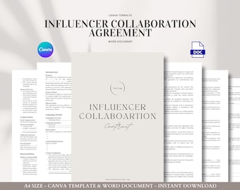 Influencer Collaboration Contract Template for Campaign Content Rights FTC Compliance and Paid Partnerships