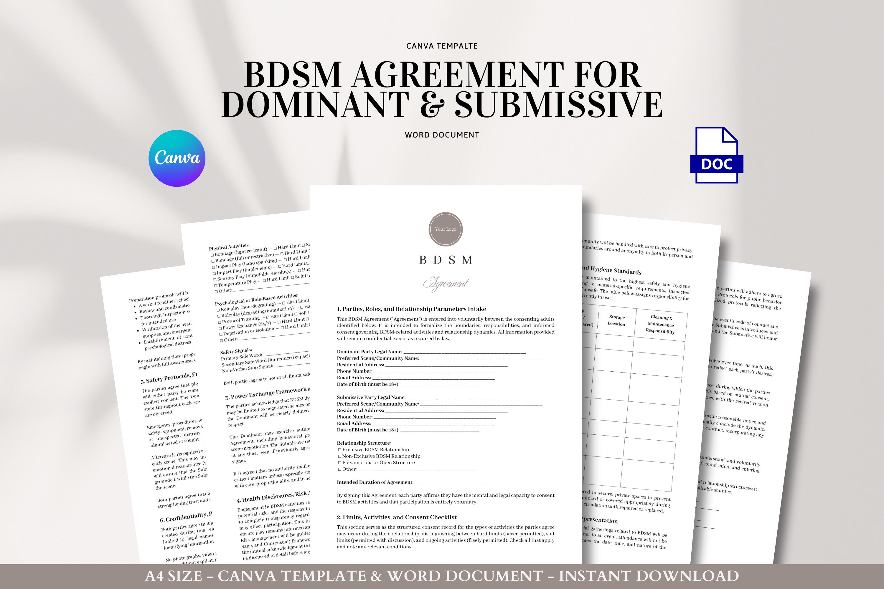 Navigating The Complexities Of Bdsm Relationships Through Contractual Agreements