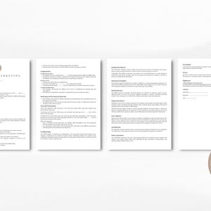 May include: Four-page document titled "Affiliate Marketing Checklist" with sections for "Introduction", "Compensation", "Intellectual Property", "Confidentiality", "Term and Termination", "Miscellaneous", and "Signatures".