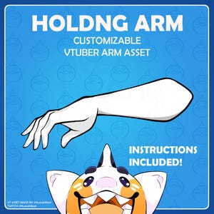 Holding Arm Asset | Customizable | VTubeStudio