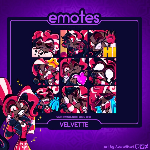 ハズビン ホテル / ベルベット シリーズ 1 エモート パック (9