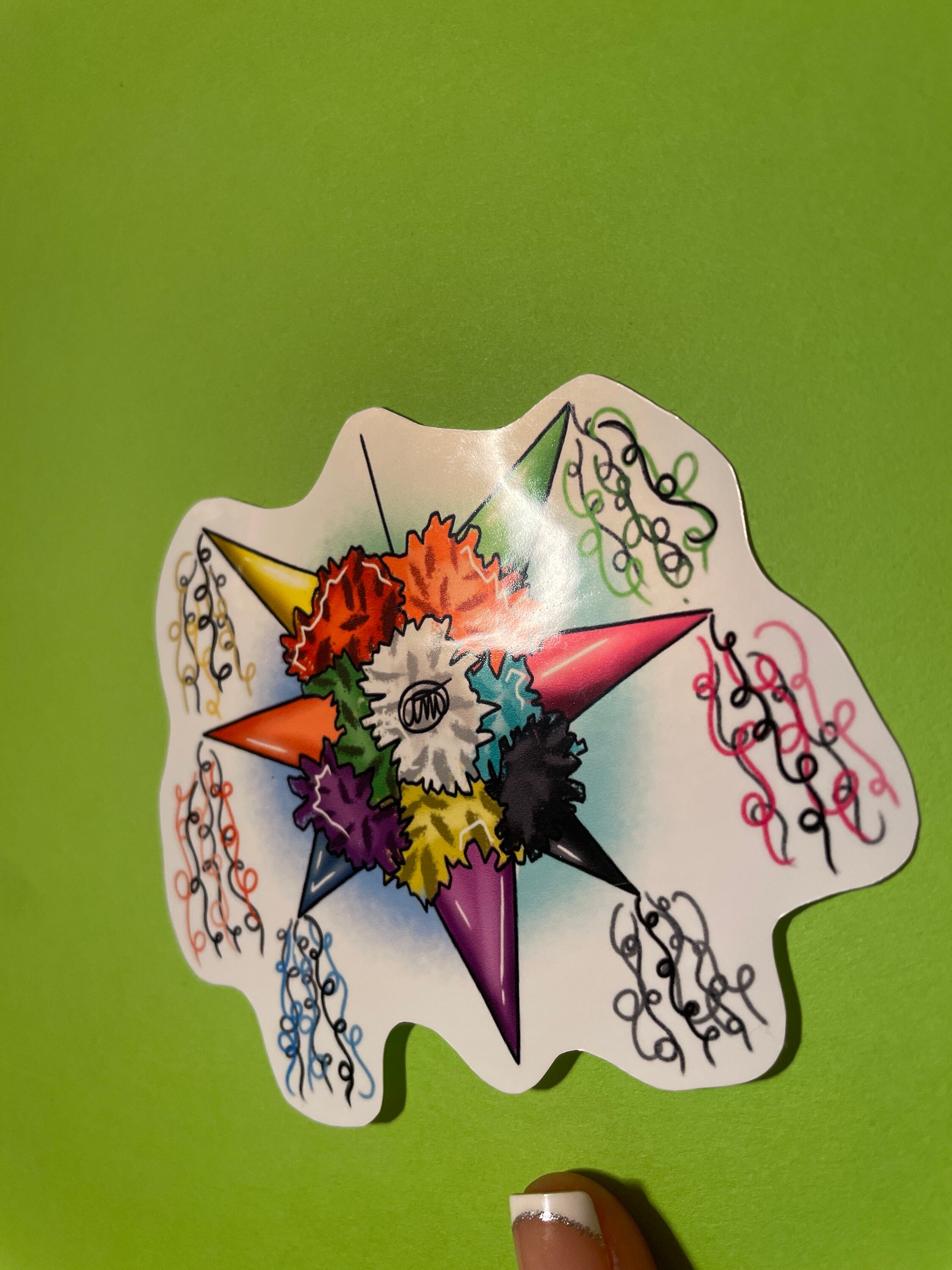 Colorful Birthday Piñata | Weatherproof Glossy Sticker - Etsy