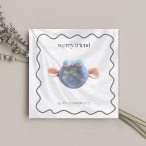Cute Worry Stone, Handheld thumb stone, stress relief, anxiety relief stone, stress relief stone, gift for anxiety, pocket hug, palm stone
