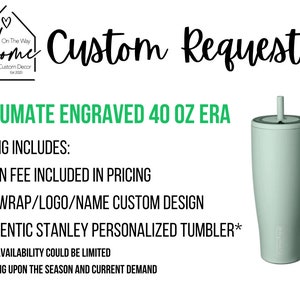 Al la Carte | 40 oz Brumate Era Tumbler | Custom Tumbler with Handle | Personalization Available | Engraved | Gift