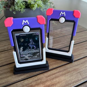 Meisterball-Pokémon-Karten-Displaybox | Toploader-Halter für Sammelkarten