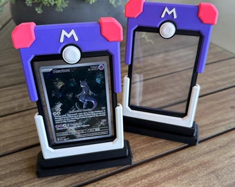 Master Ball Pokemon Card Display Case | Top Loader Holder for TCG Trading Cards
