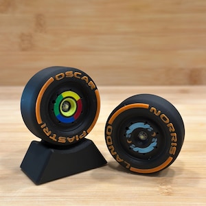 McLaren Formula 1 Team - F1 Detailed Spinning Tire Magnet - Gift for Racing Fans