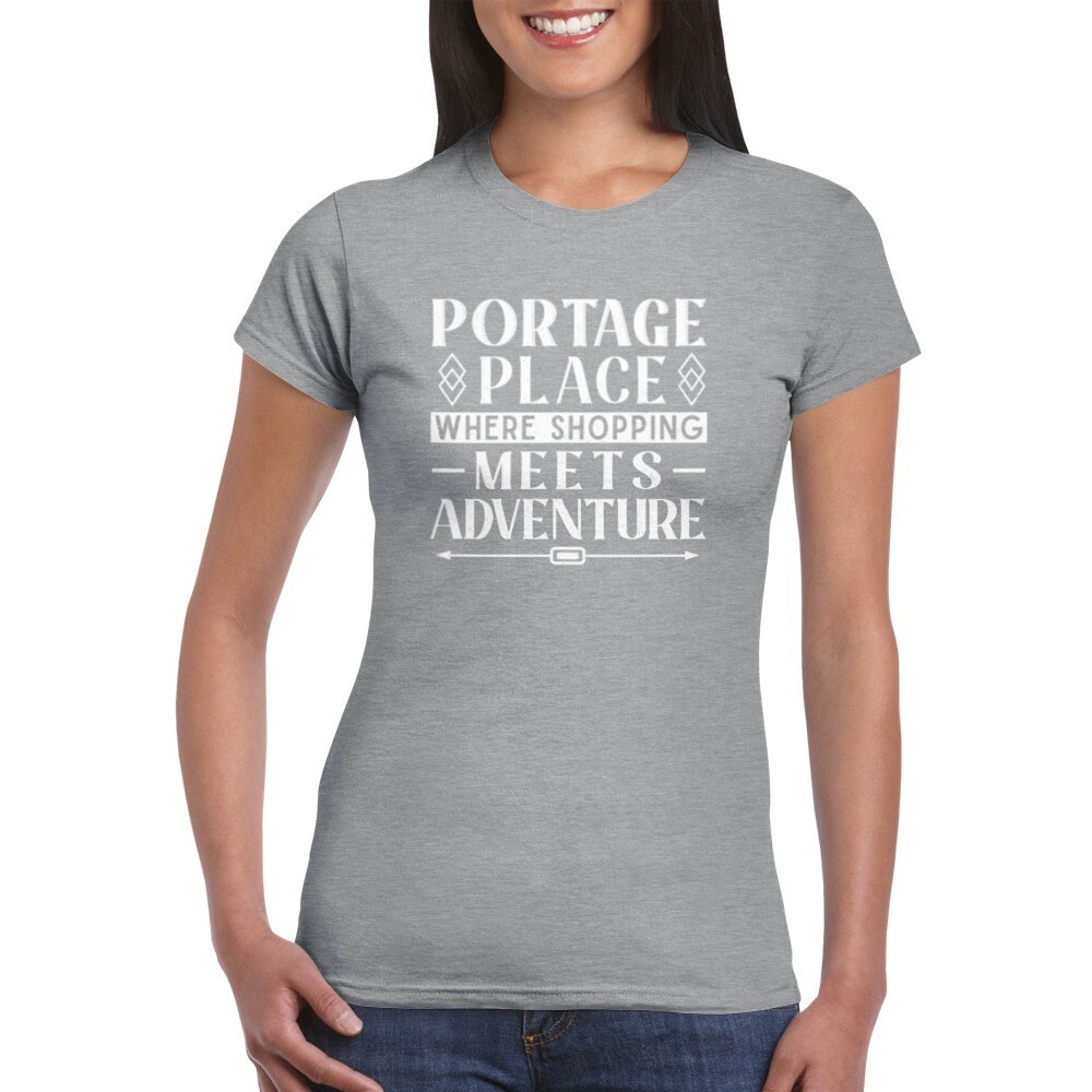 Portage Place Adventure T-shirt, Humorous Winnipeg Mall Tee, Witty