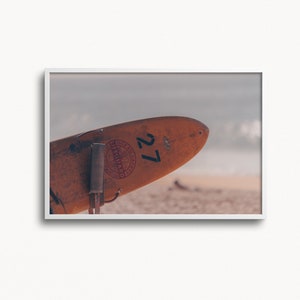 Lifeguard Print, Coastal Print, Ocean Print, Beach Photography, Modern Ocean Print, Coastal Wall Art, Surfer Gift Ideas, Ocean Photography