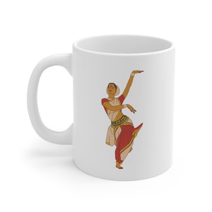 Bharatanatyam Mug, Indian Classical Dance Mug, Dance Mug, Gifts for Women, Samosa General