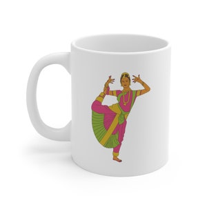 Bharatanatyam Mug, Indian Classical Dance Mug, Gift For Women, Samosa General