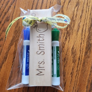 Customized Dry Eraser and Marker Set - NEW LARGER ERASER !