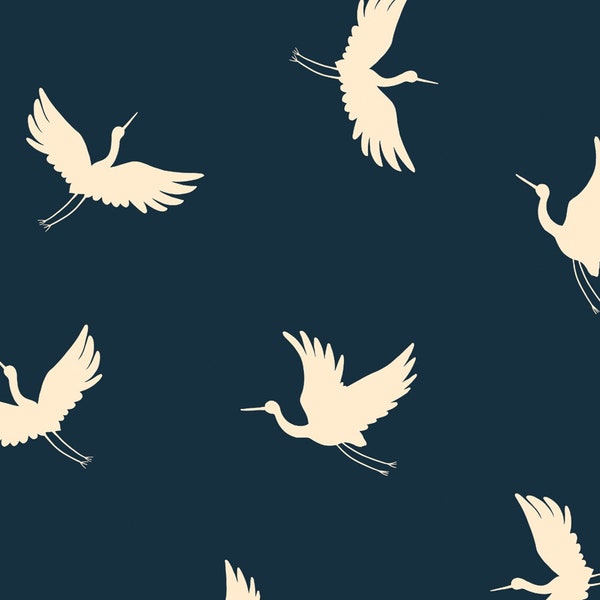 Crane Wallpaper - Etsy