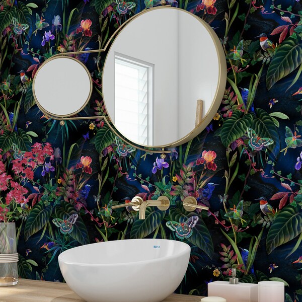 Secret Garden Wallpaper Etsy