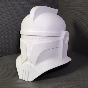 Animated Clone Trooper Helmet 2003 Phase 1 Raw Cast/ Star Wars Helmet / Clone Wars Helmet
