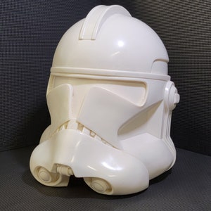 Clone Trooper Helmet Phase 2 Raw Cast/ Star Wars helmet / Clone Wars Helmet