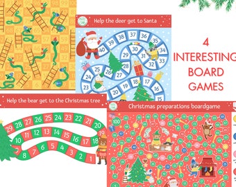 Christmas Bingo, Unique Bingo Cards, Bingo Kids' Christmas Activity, Christmas Printable Bingo, Christmas Bingo Cards, Digital Download