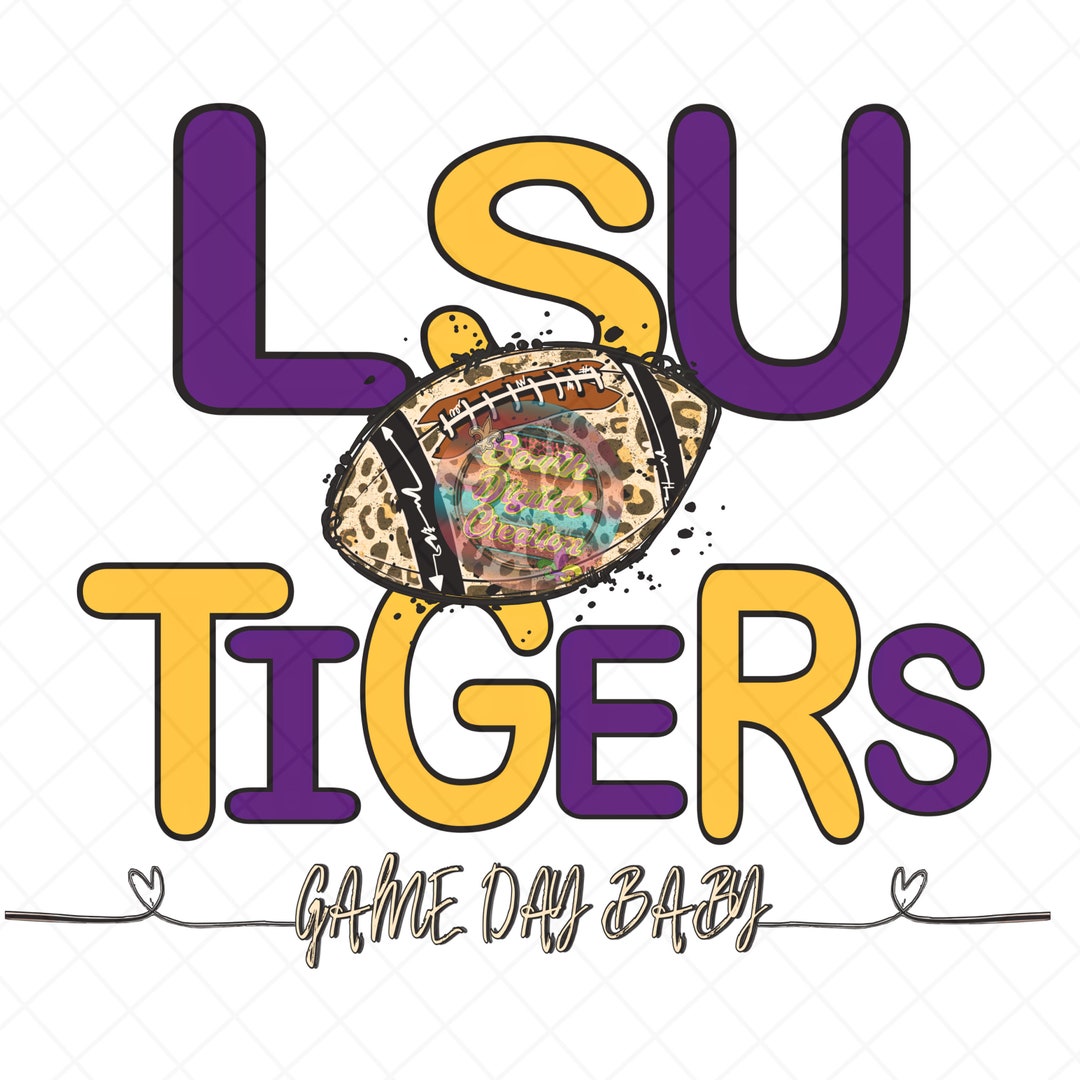LSU TIGERS Sublimation,game Day Football Sublimation, Louisiana Lsu Png ...