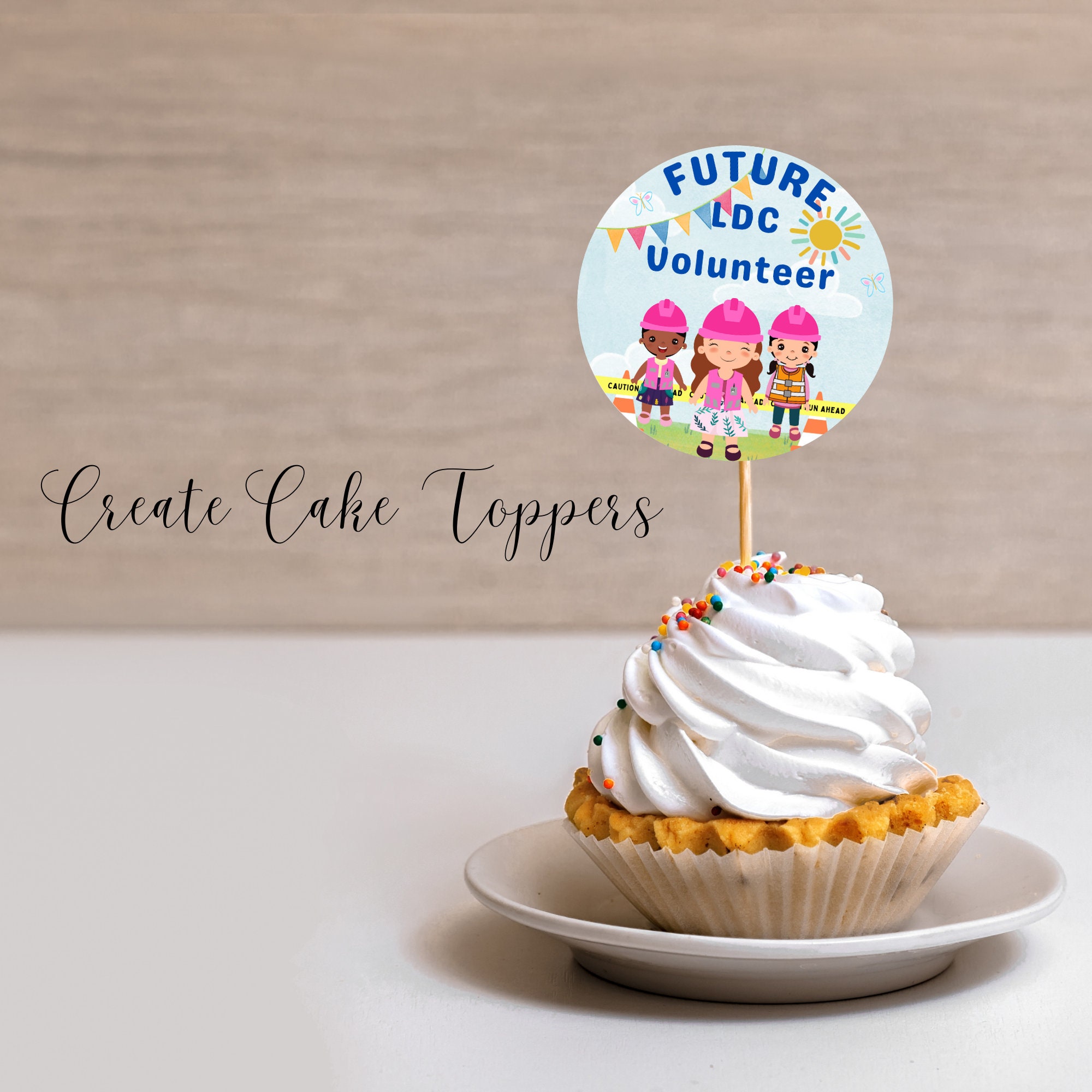 Ldc Sticker Design Printable LDC Stickers Button Pin | Kids Clipart | LDC Digital Download ...
