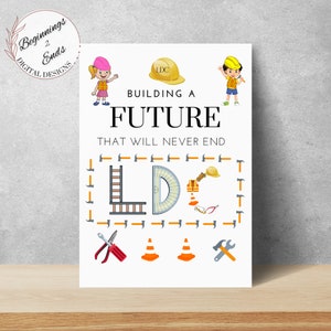 LDC Clipart | Kids Clipart | PDF Digital Download Printable Sticker | Kingdom Hall maintenance training event poster | Gift for volunteers
