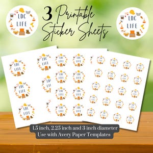 Ldc Sticker Design LDC Clipart | Kids Clipart | LDC Digital Download Printable Sticker ...