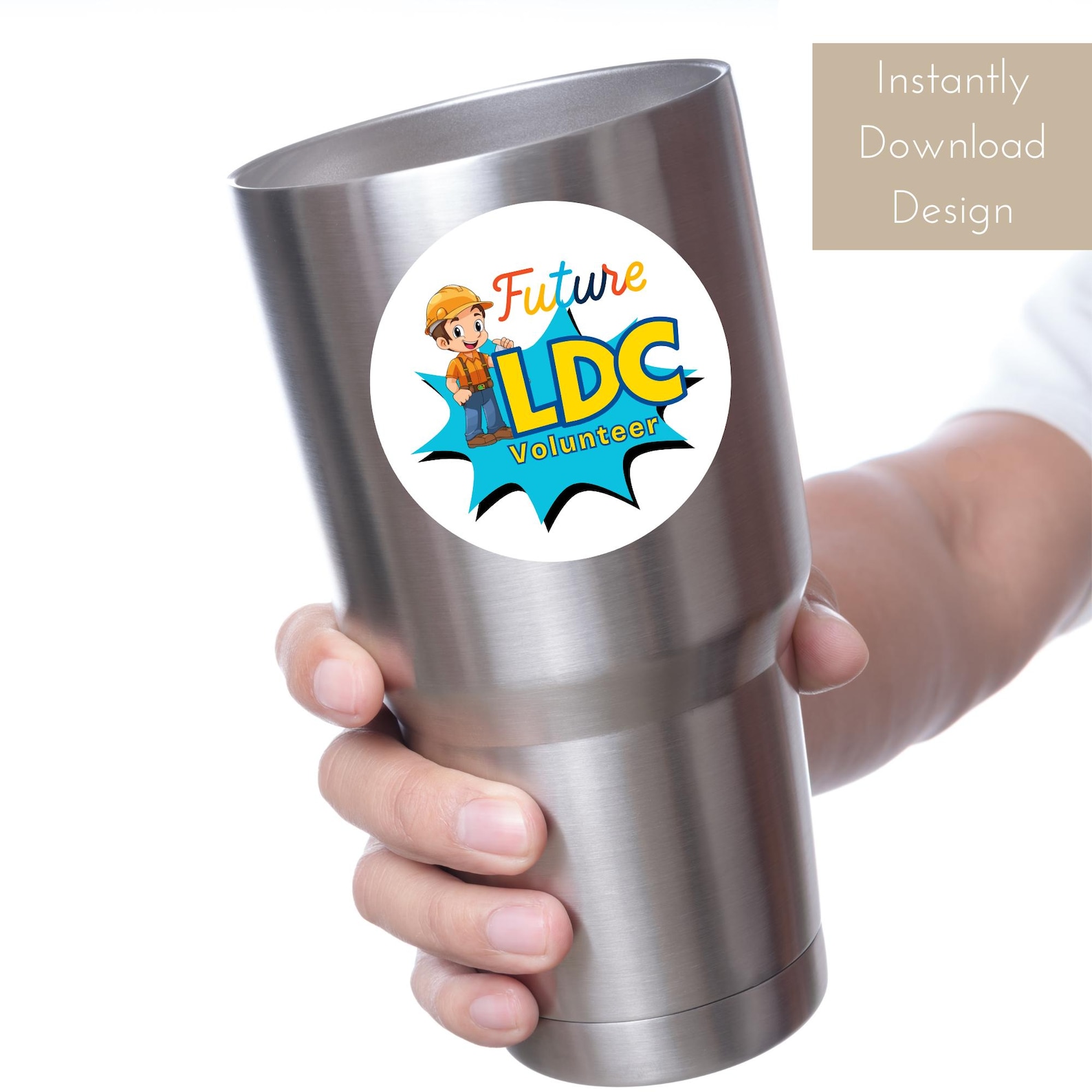 Ldc Sticker Design LDC Clipart Graphic | Kids Clipart | PNG Printable Sticker for Tots ...
