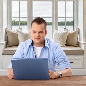 Zoom Virtual Background Home Office Backdrop for Teams Beach Virtual Office Summer Lake Background Window Backdrop for Home Office