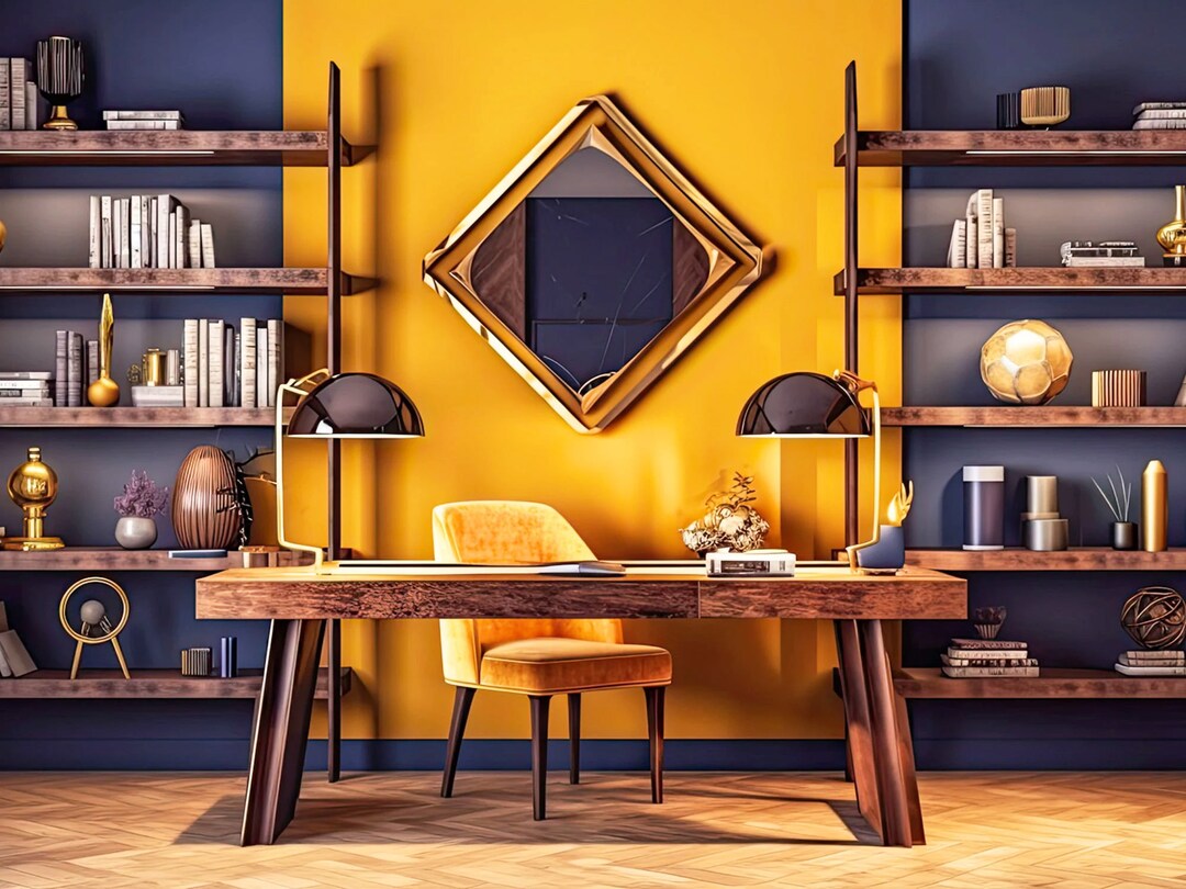 Microsoft Teams Background Streaming Background Bookcase Etsy