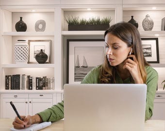 Meeting-Hintergrund: Professioneller Zoom-Hintergrund, Arbeit von zu Hause aus