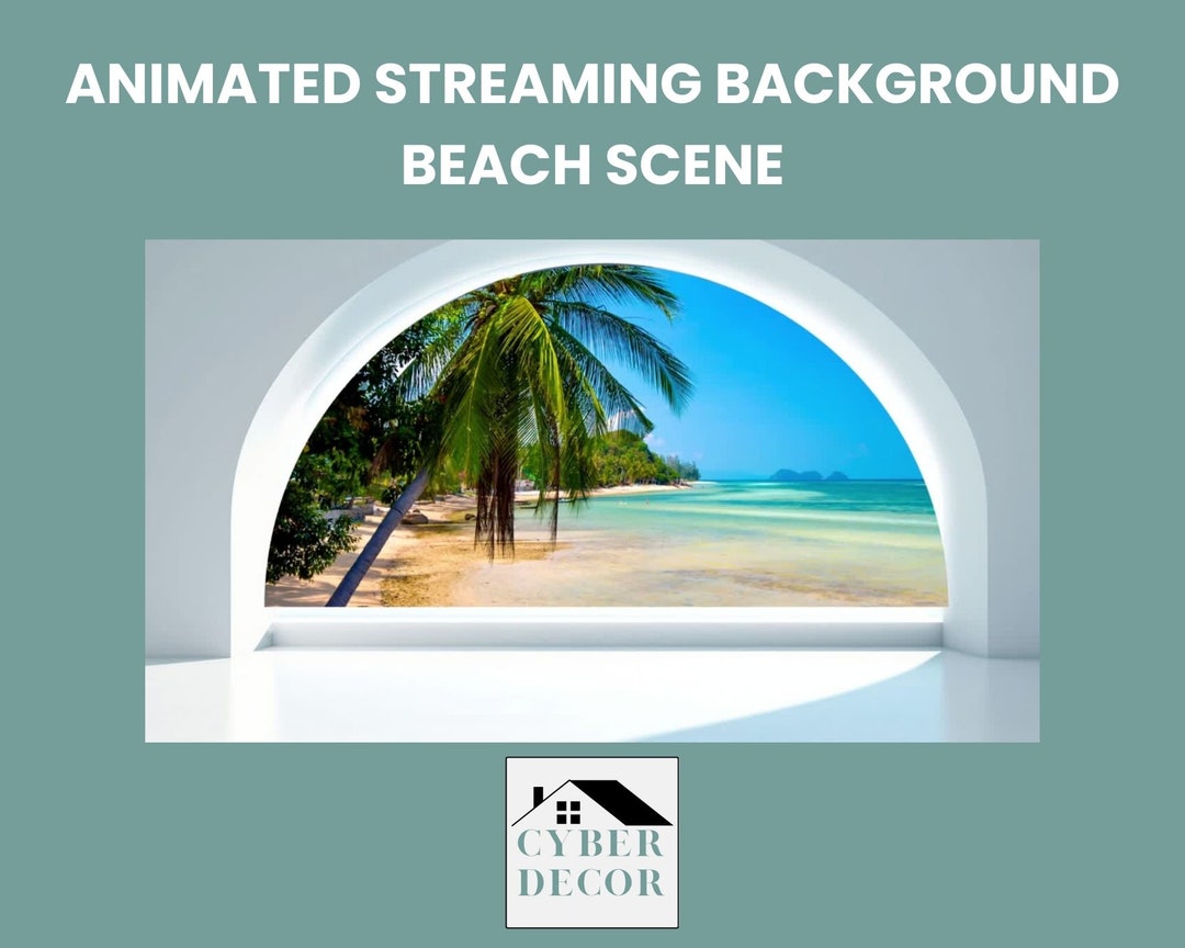 Animated Virtual Background Zoom Animated Background Etsy