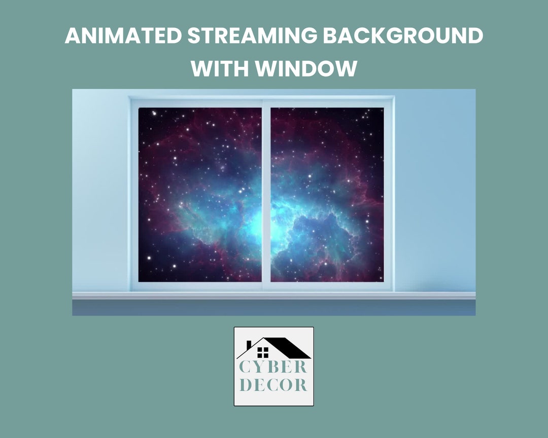 Animated Virtual Background Zoom Animated Background Etsy