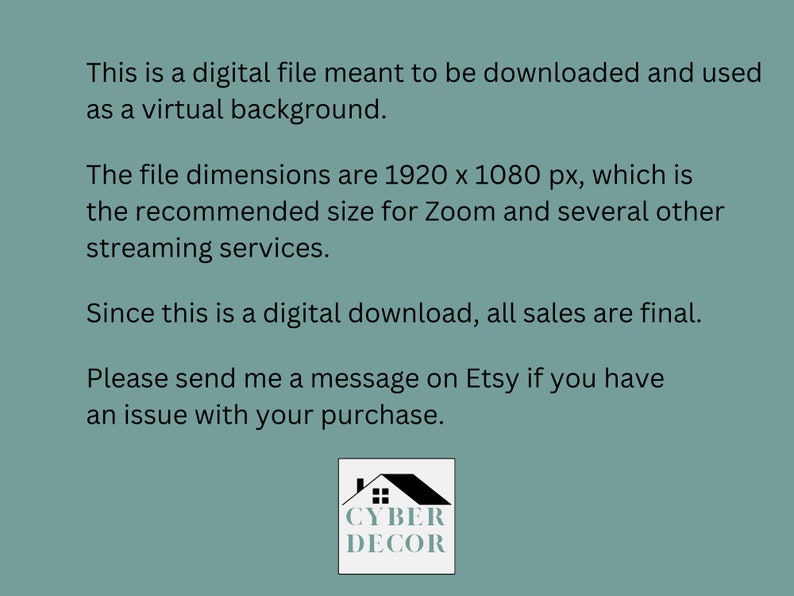 1920 x 1080 virtual digital background for zoom and streaming