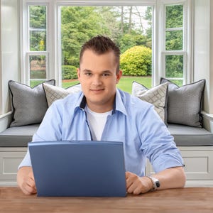 Zoom Background Home Office Virtual Meeting Background Spring Professional Office Background Window Teams  Backdrop Summer Office Background