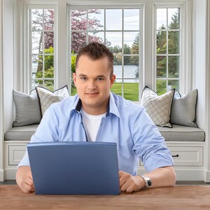 Zoom Background Home Office Virtual Meeting Background Spring Professional Office Background Window Teams  Backdrop Summer Office Background