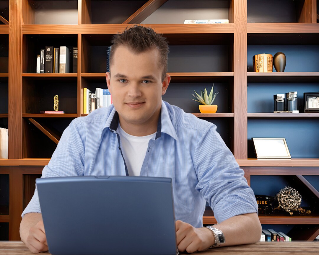 Bookshelves Zoom Background, Microsoft Teams Office, Bookcase Virtual