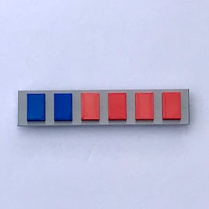 Imperial Rank Badge - Rear Admiral - Star Wars Officer Costume - Push Button