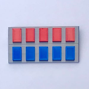 Imperial Rank Badge - Commander Of A Task Force- Star Wars Officer Costume - Push Button