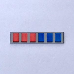 Imperial Rank Badge - Senior Colonel - Star Wars Officer Costume - Push Button